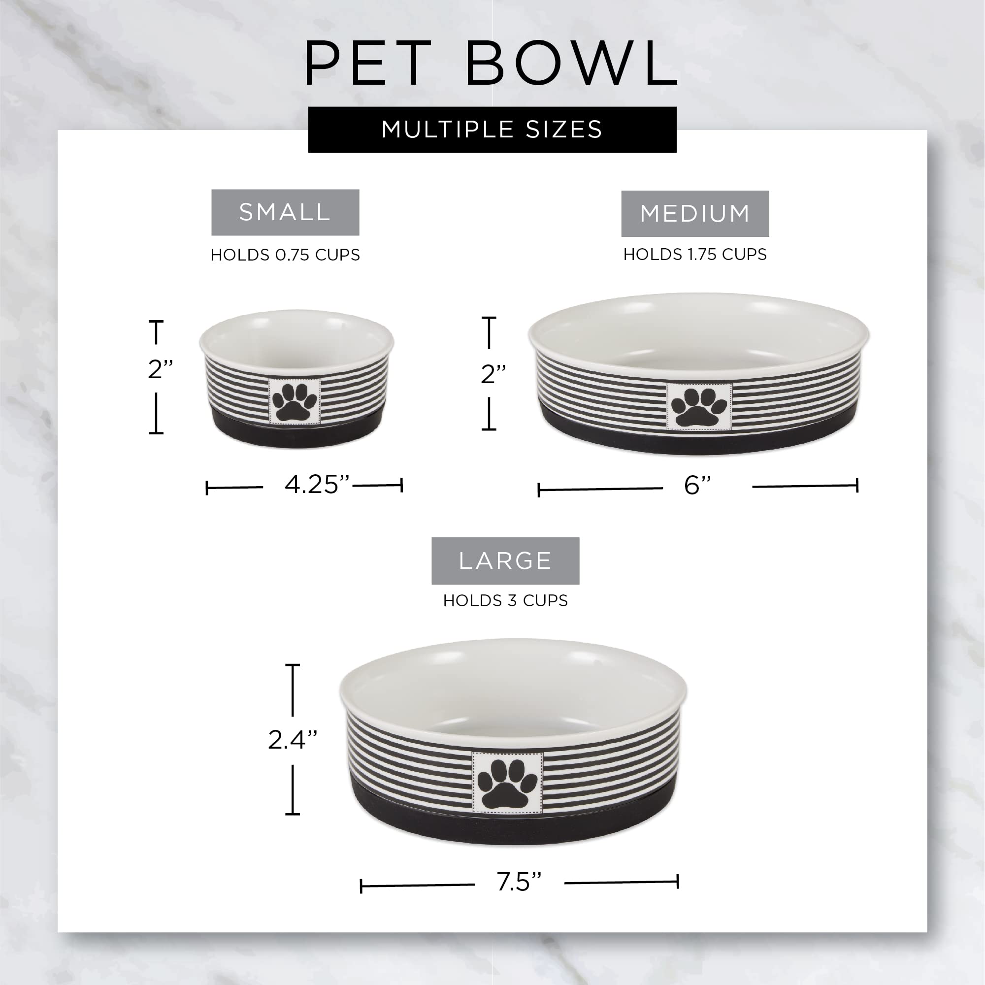 Bone Dry Lattice Collection Pet Bowl & Canister, Single Dish, Medium 6x2", Aqua - Image 10