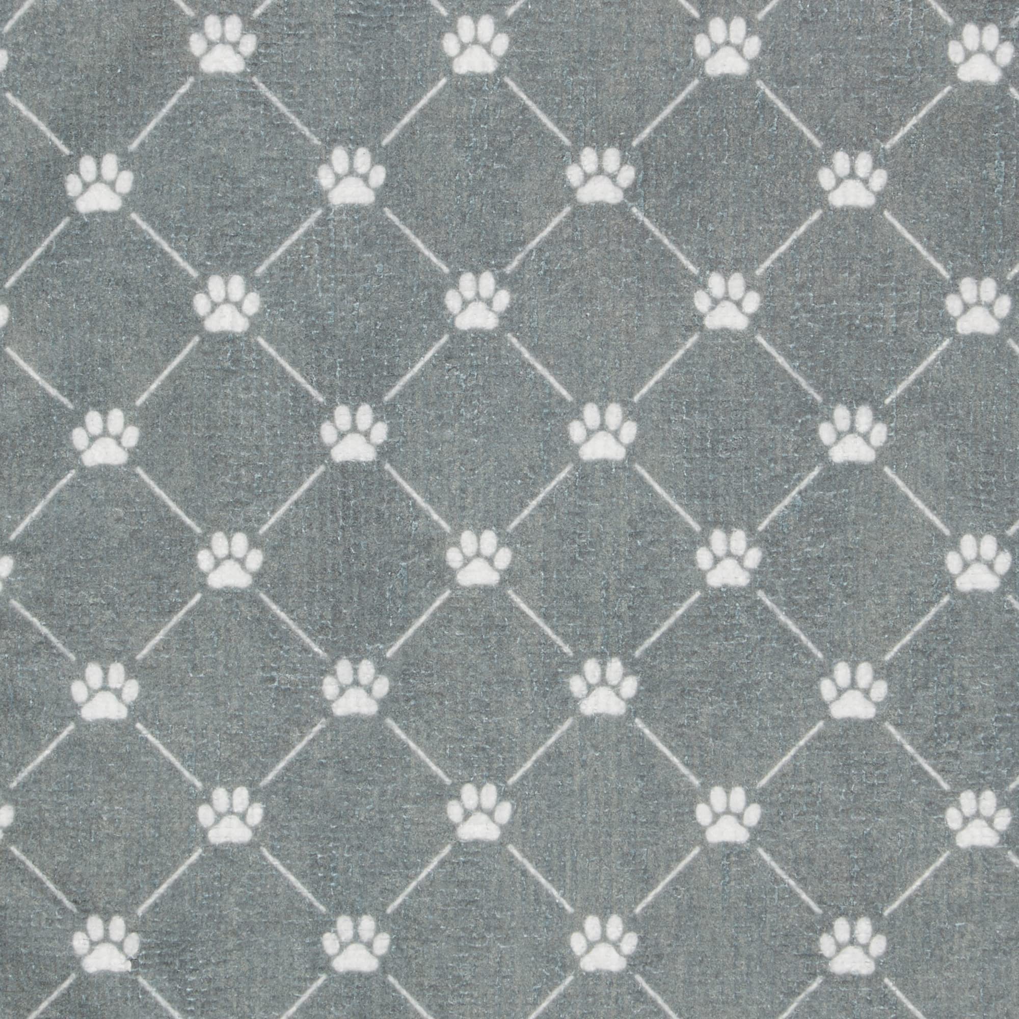 Bone Dry Pet Grooming Towel Collection Trellis Print, Microfiber Absorbent Drying Set, 15x30, Gray, 3 Count - Image 4