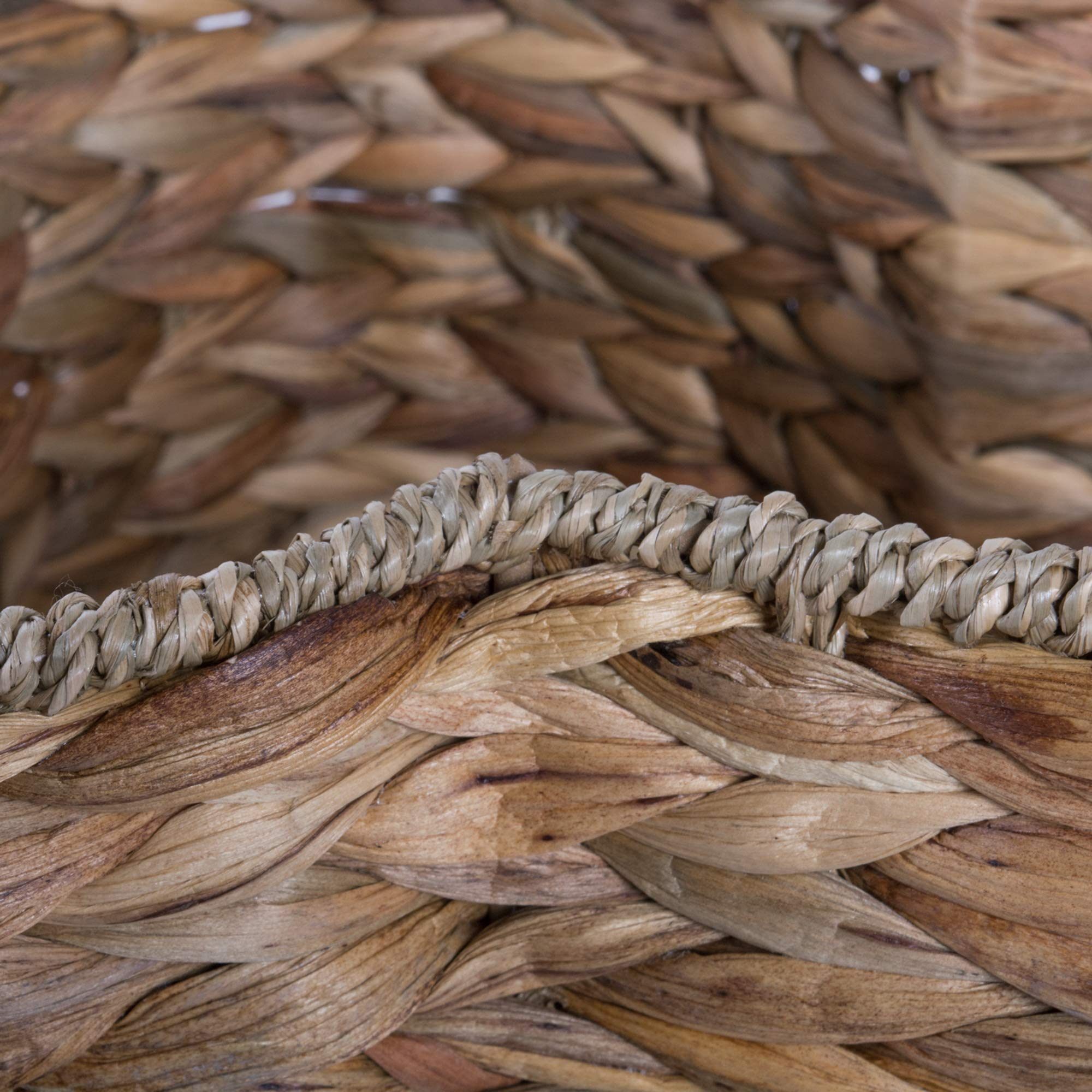 Bone Dry Pet Storage Collection, Bone Shape Hyacinth Toy Basket, Natural, Medium - 21x13x8" - Image 3