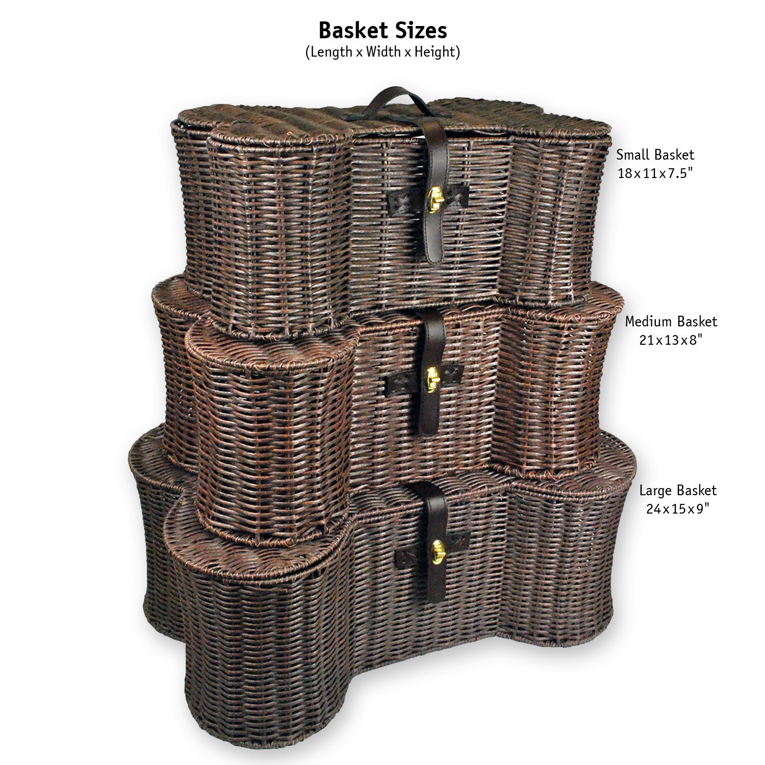Bone Dry Pet Storage Collection Toy Basket, Medium, 21x13x8", Brown Plastic Wicker - Image 5