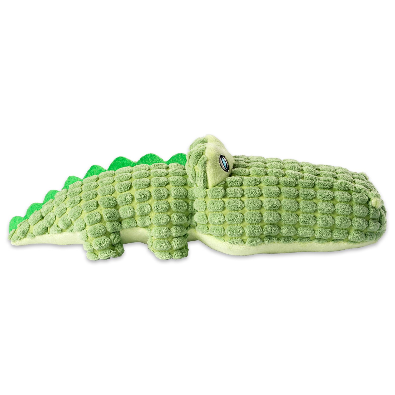 Bone Dry Squeaky Plush Pet Toy Collection, Plush, Alligator - Image 5