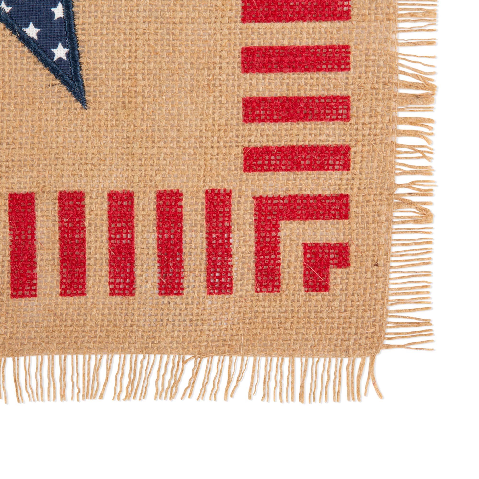 DII 4th of July Tabletop Collection, Placemat Set, Patriotic Jute, 6 Piece - Image 3