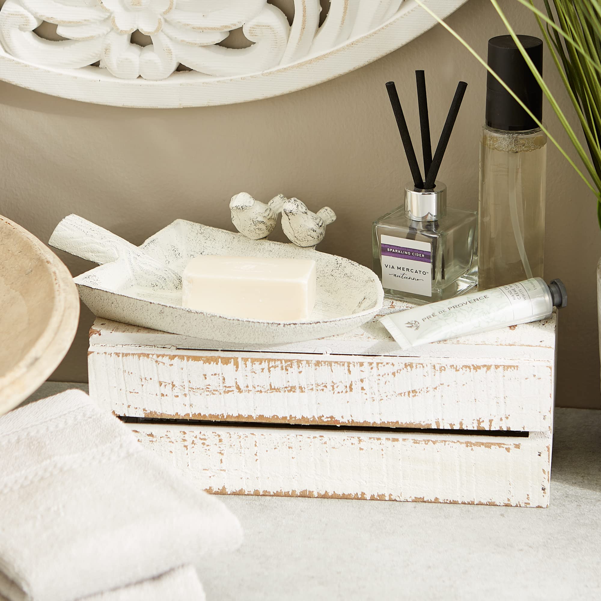 DII Cast Iron Collection Decorative Bird Bath, Shovel Nest, 8.5 x 6.2 x 2 - Image 3