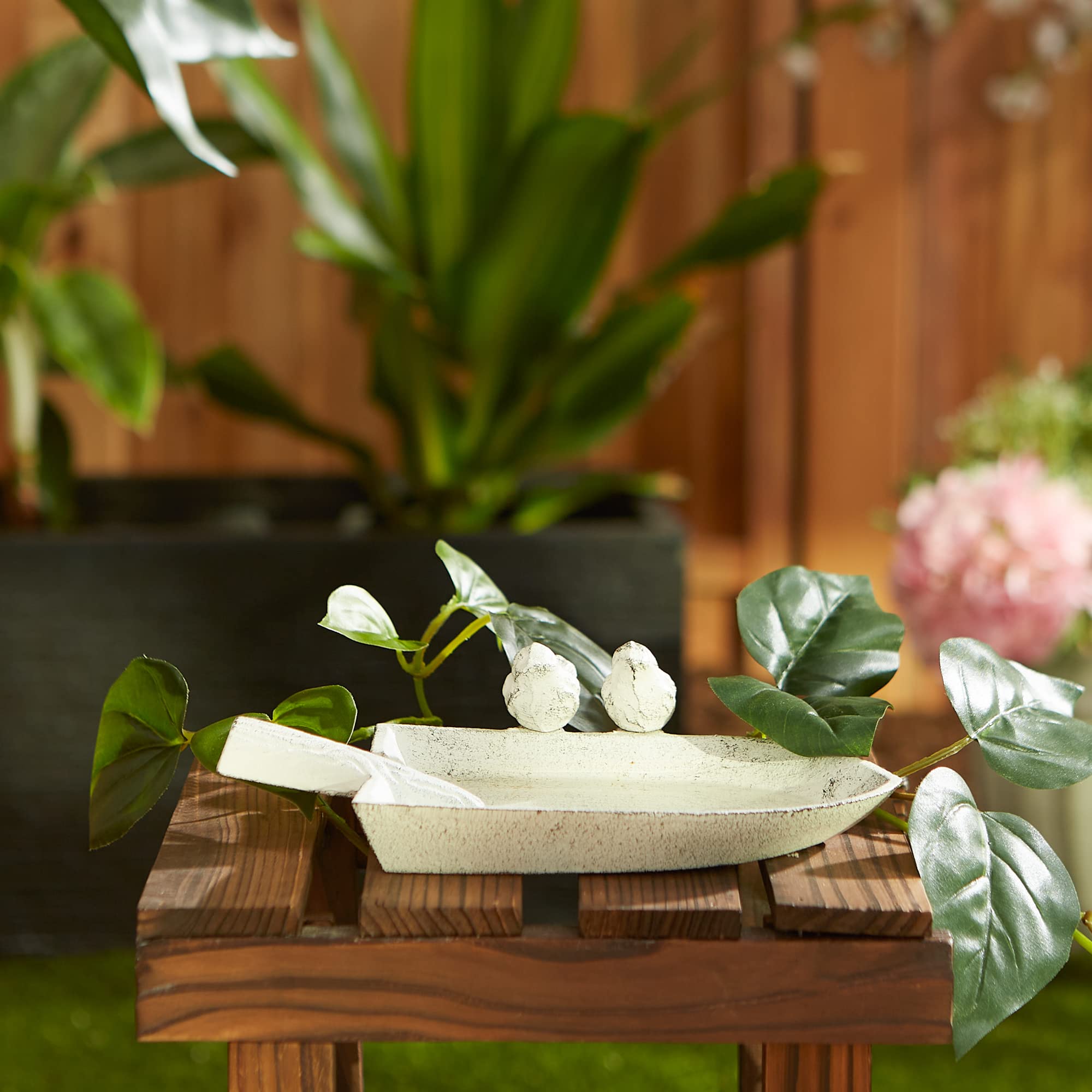 DII Cast Iron Collection Decorative Bird Bath, Shovel Nest, 8.5 x 6.2 x 2 - Image 5