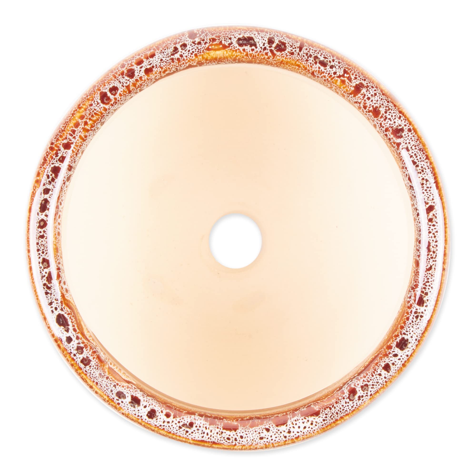 DII Ceramic Planter Collection Herb Pot Set, Brown Round, 13x75x4.5x4 - Image 3