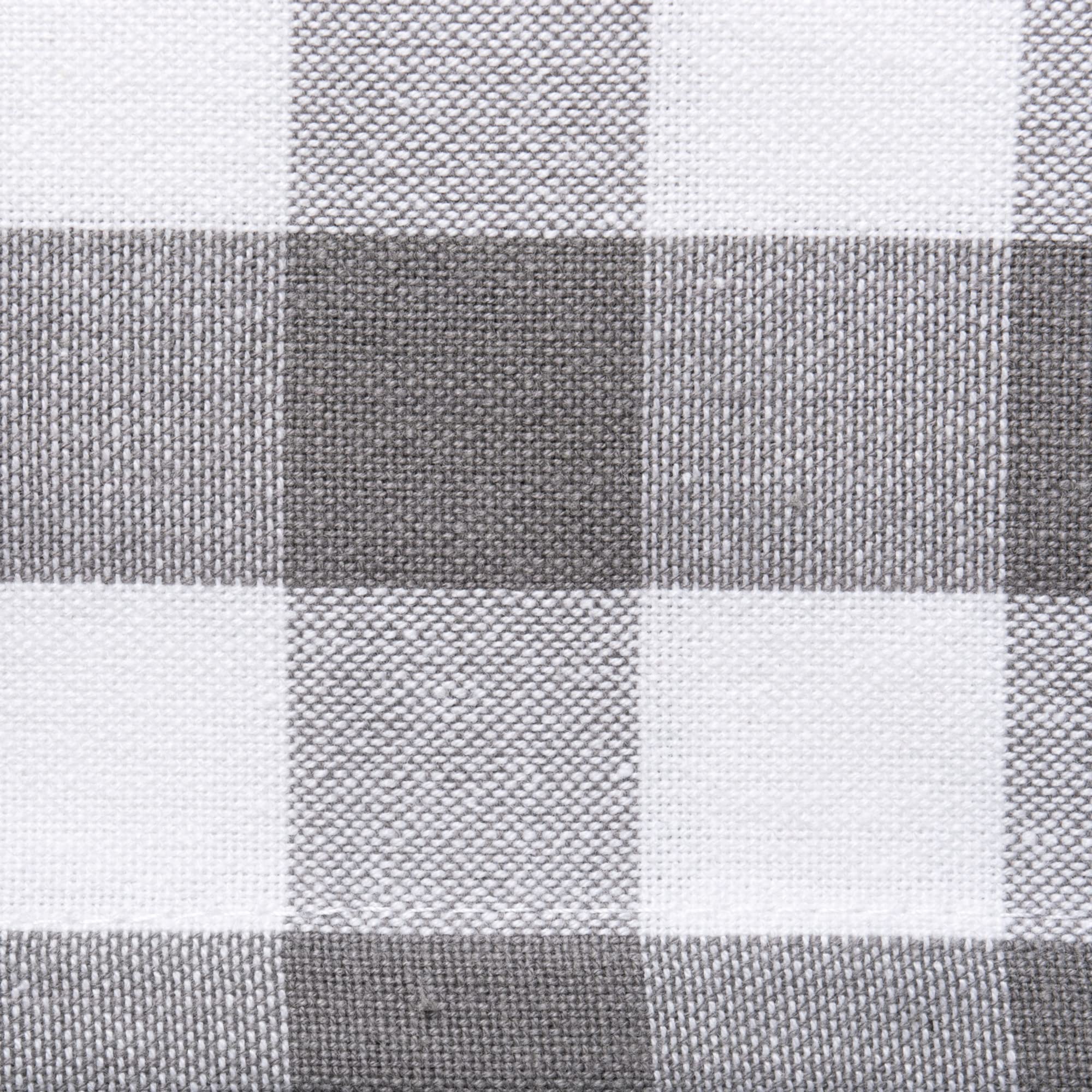 DII Checkered Tabletop Collection 100% Cotton, Machine Washable, Napkin Set, 20x20, Gray, 6 Piece - Image 5