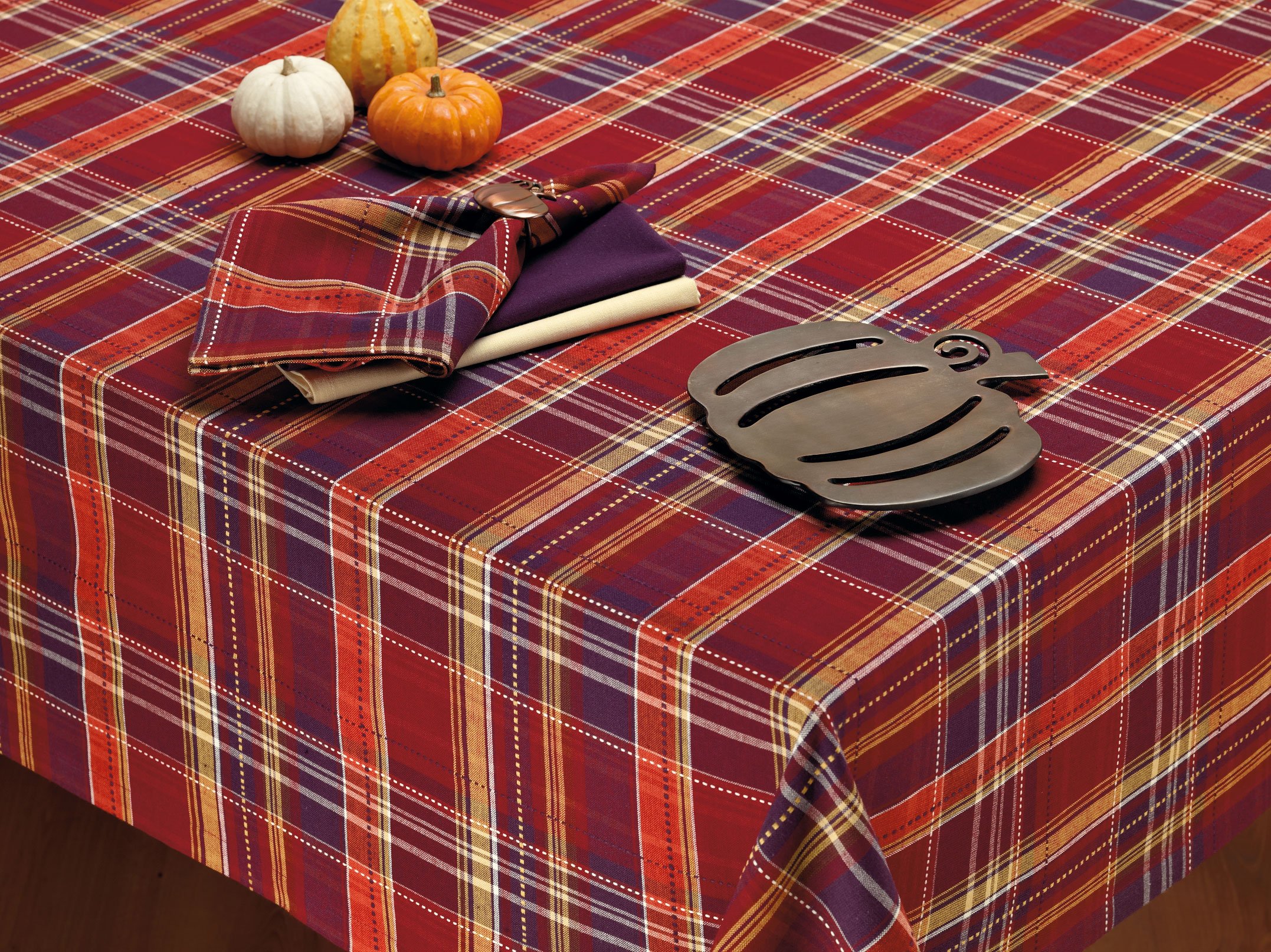 DII Christmas Thanksgiving Holiday Tabletop Décor Collection Decorative Napkin Ring Holder Set, 2" Diameter, Rustic Harvest Pumpkin, 6 Piece - Image 16