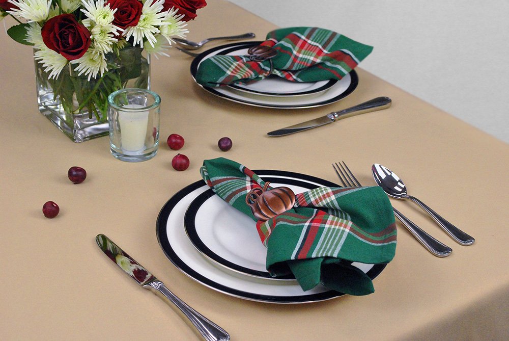 DII Christmas Thanksgiving Holiday Tabletop Décor Collection Decorative Napkin Ring Holder Set, 2" Diameter, Rustic Harvest Pumpkin, 6 Piece - Image 6