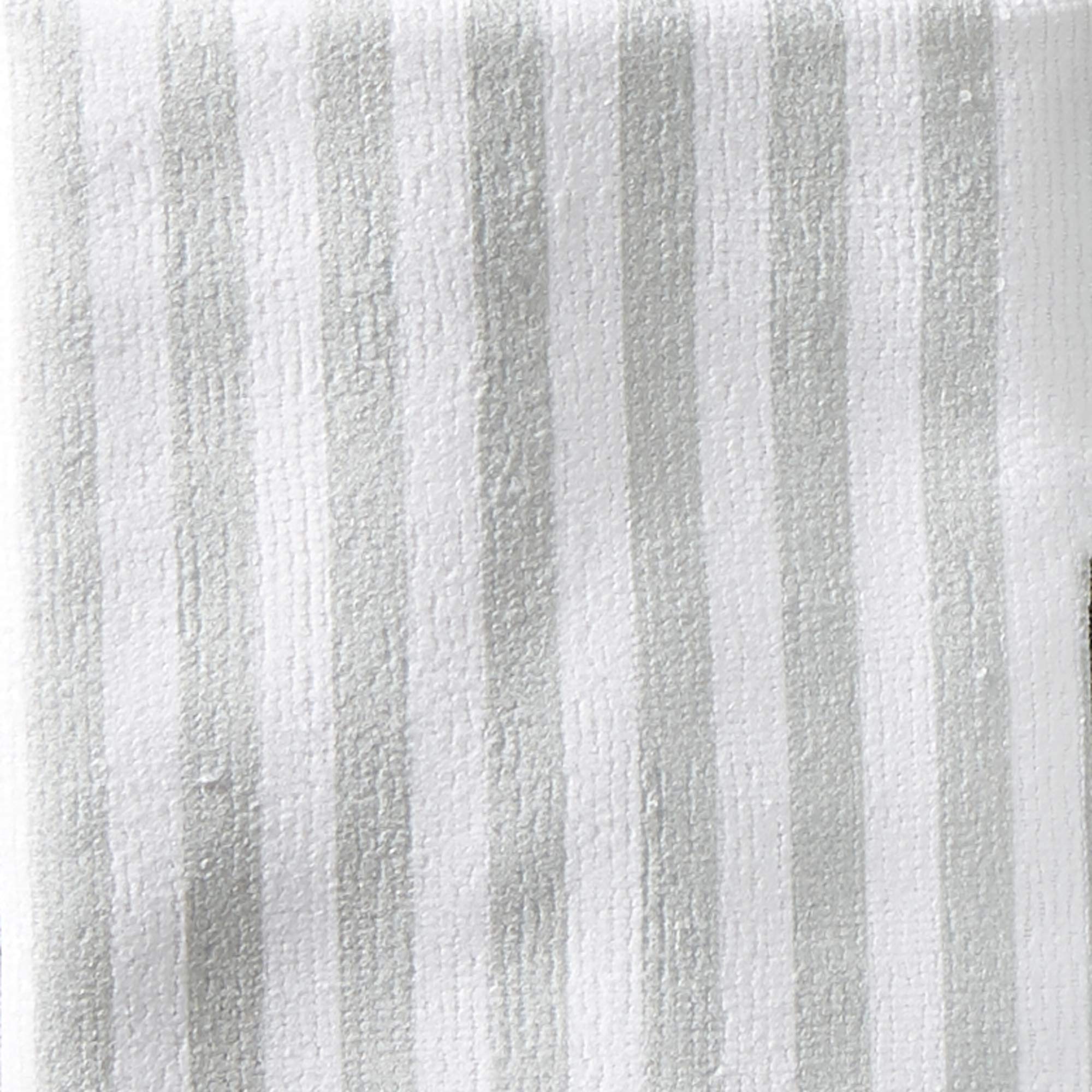 DII Cleaning Collection Microfiber Set, Dishcloth and Dishtowel Set, Gray Stripe, 8 Piece - Image 3