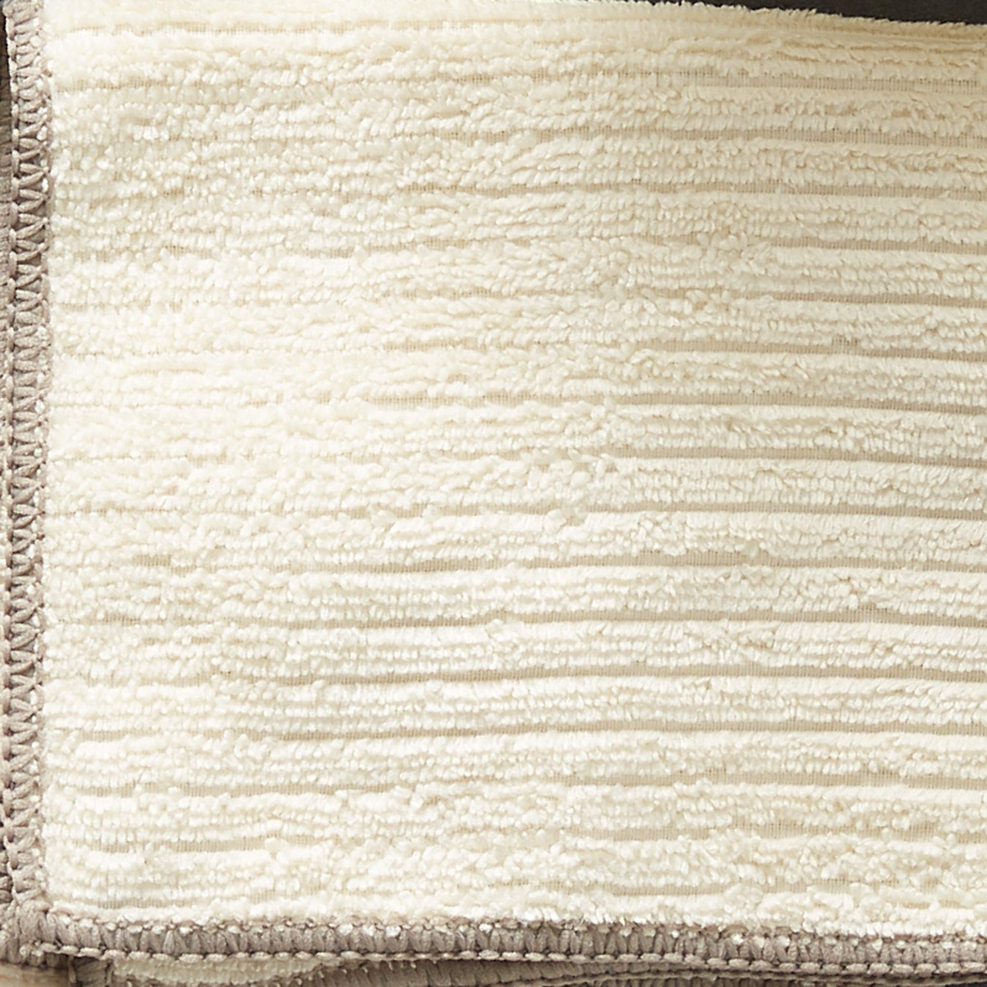 DII Cleaning Collection Soft Highly Absorbent Microfiber, Dishcloth and Dishtowel Set, Natural, 8 Count - Image 5