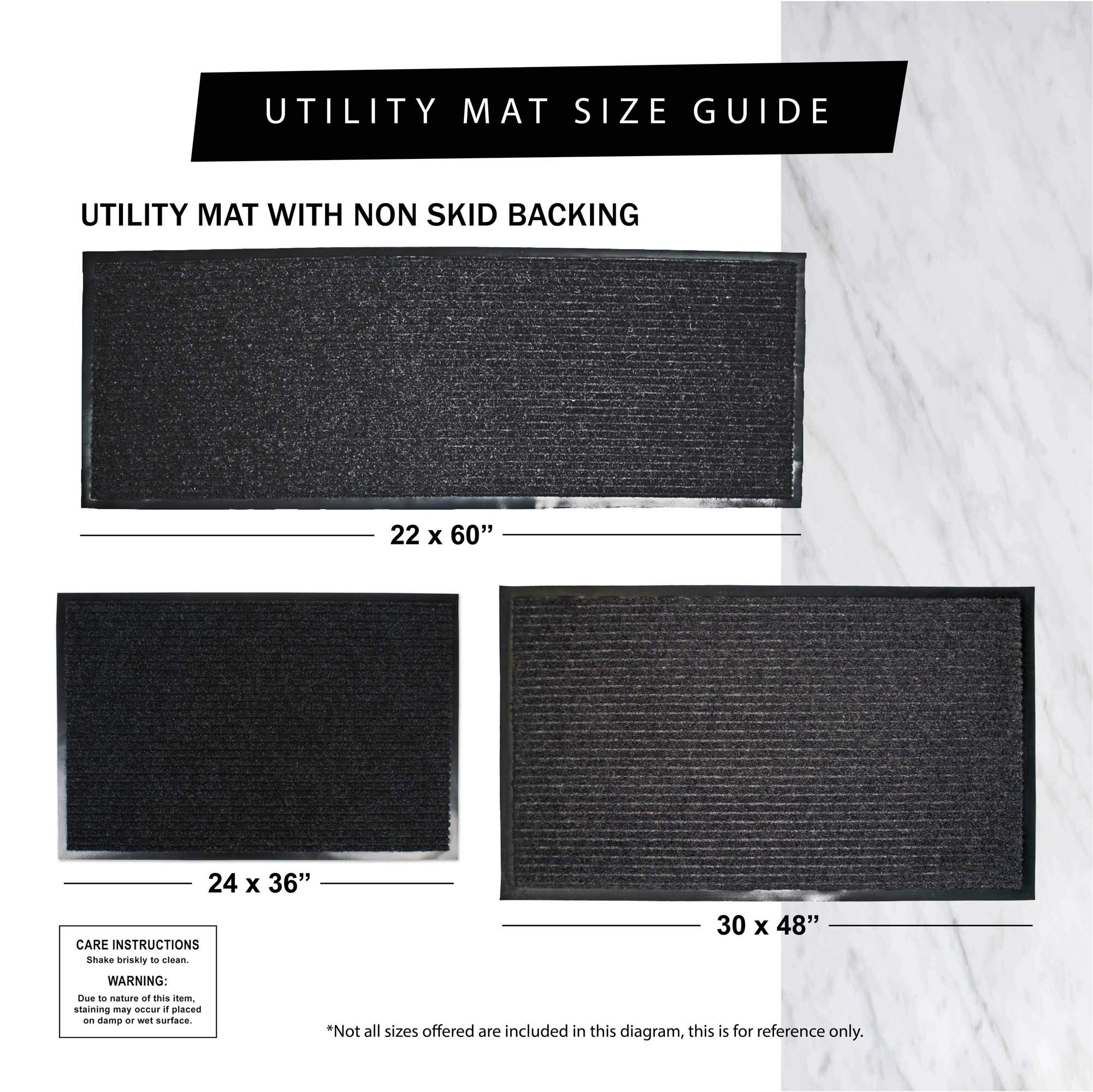 DII Durable Walk Off Utility Indoor/Outdoor Runner, 30x48, Brown - Image 7