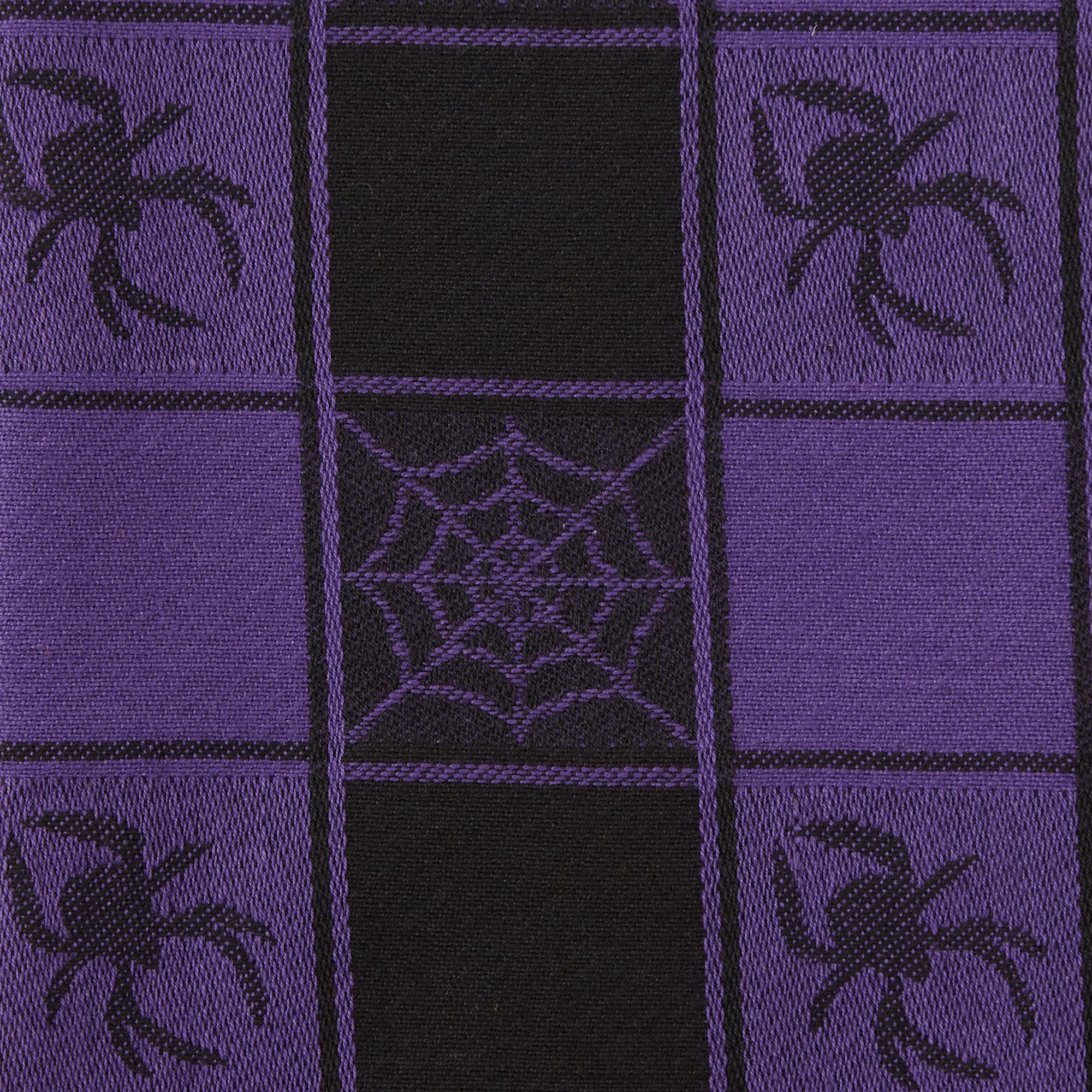 DII Halloween Collection Embellished Dishtowel Set, 18x28, Woven Check 3 Piece - Image 3