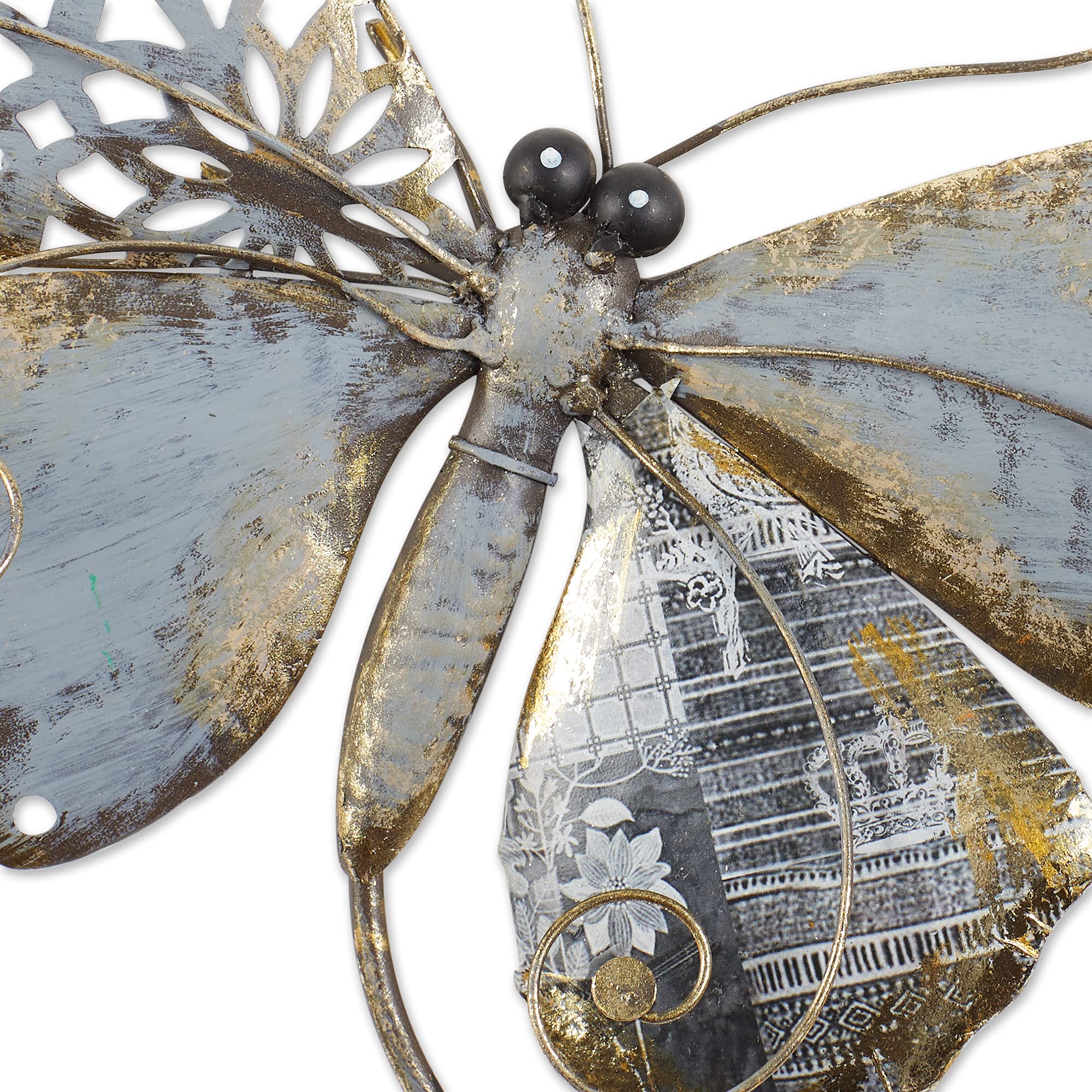 DII Iron Garden Stake Collection 3-Dimensional, Mixed Media, Butterfly, Medium - Image 3