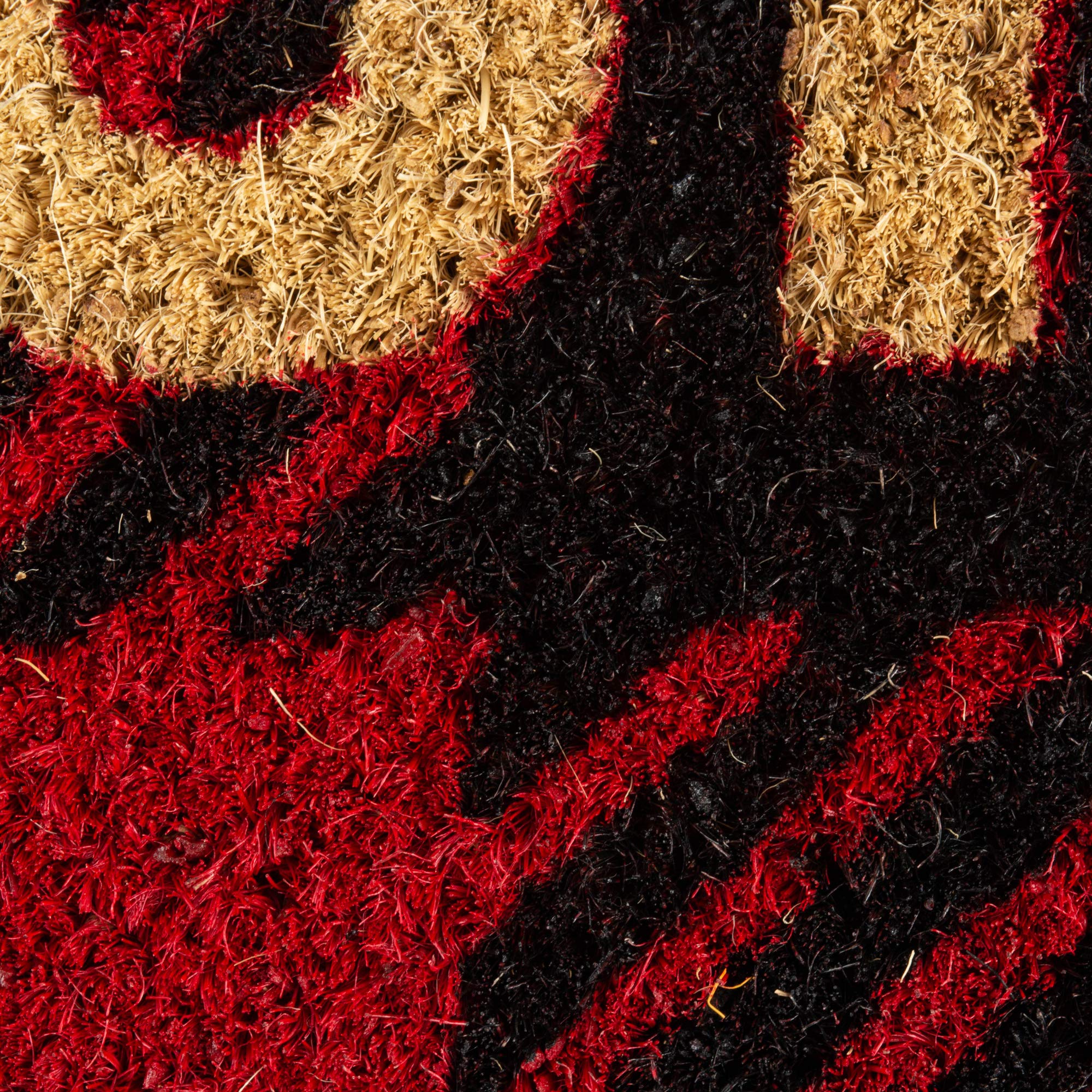 DII Natural Coir Front Door Mat Outdoor Collection, Decorative Checkered Doormat with Heavy Duty PVC Backing, 17x29, Buffalo Check Welcome - Image 4