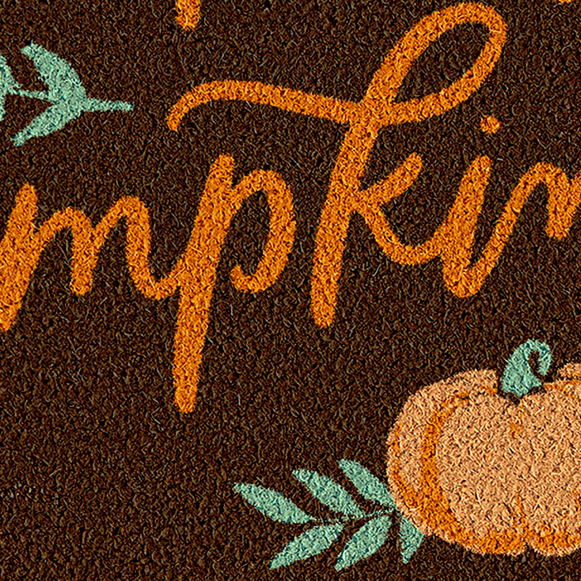 DII Natural Coir Outdoor Doormat, Fall & Thanksgiving Seasonal Mat, 17x29, Pumpkins Please - Image 6