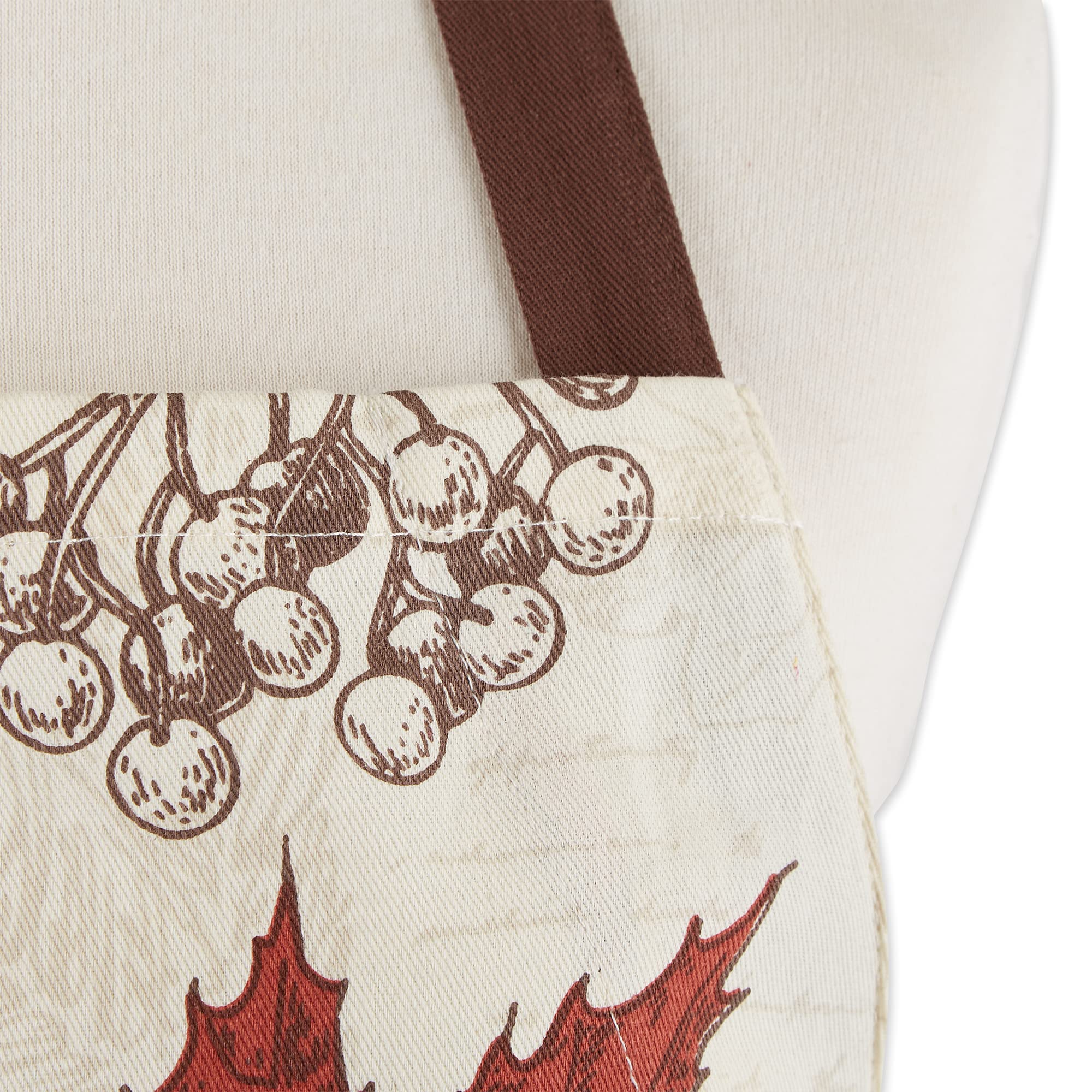 DII Unisex Fall & Thanksgiving Kitchen Apron, Adjustable Long Waist Ties with Large Pockets - Image 3