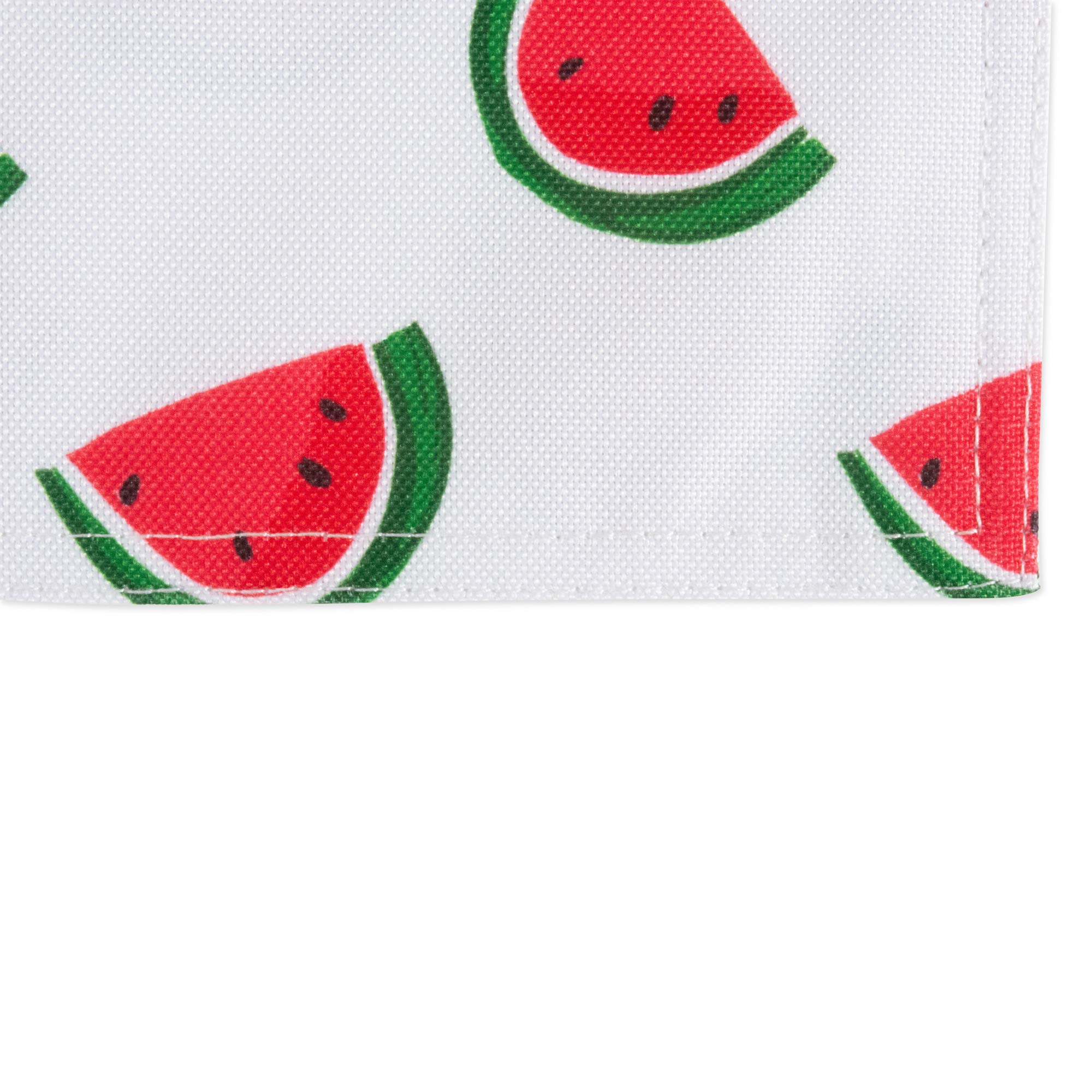DII Watermelon Outdoor Tabletop Collection, Stain Resistant & Waterproof, Reversible Placemat Set, 13x19 - Image 3