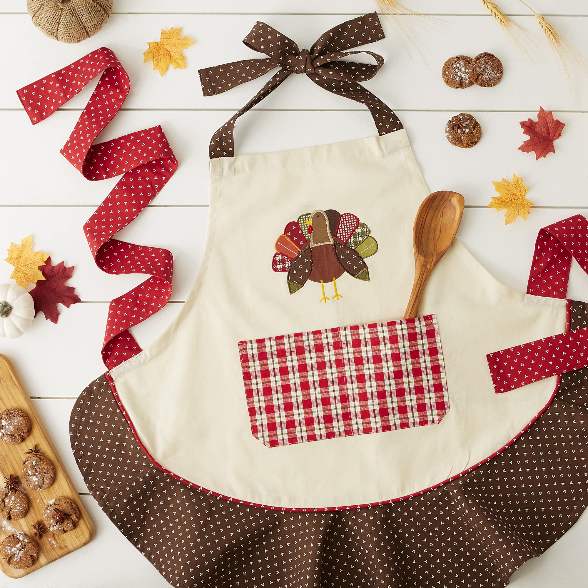 DII Women's Fall & Thanksgiving Kitchen Apron - Image 5